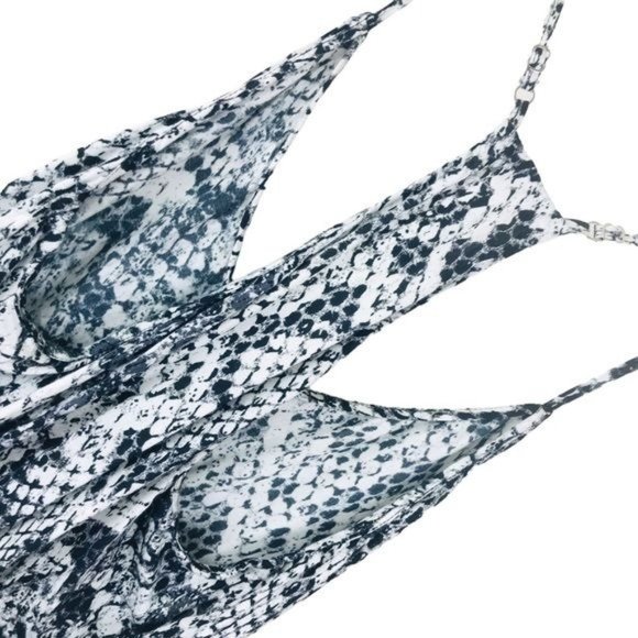 LAVENDER BROWN Snake Print Racerback Camisole Size Large - Picture 6 of 6